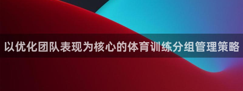 必一体育是啥：以优化